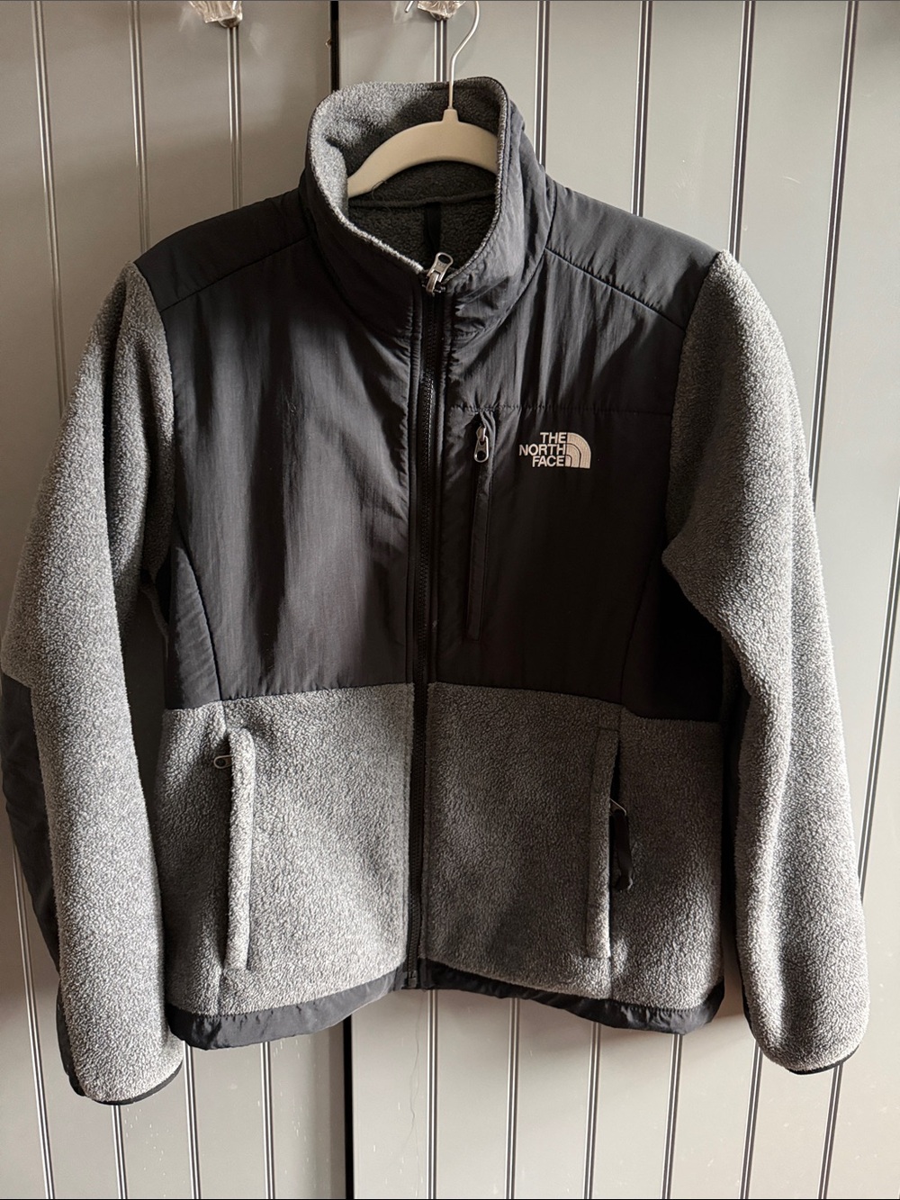 Wmns The North Face Gray Denali Fleece Jacket